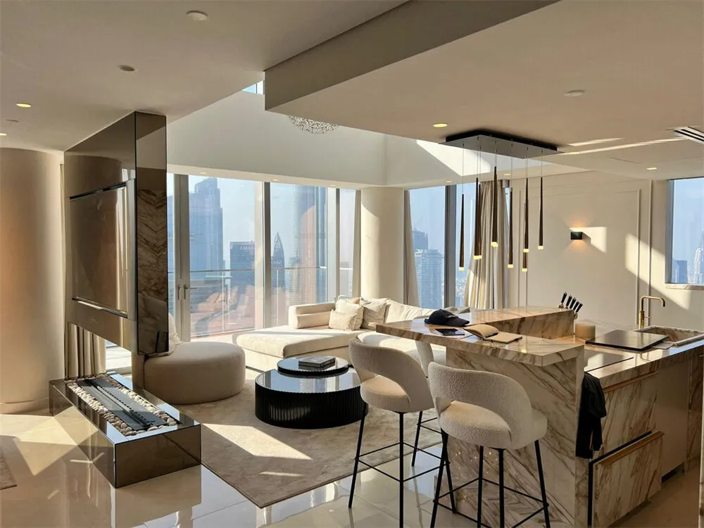 Căn duplex Downtown Dubai nhìn ra Burj Khalifa và đài phun nước Dubai